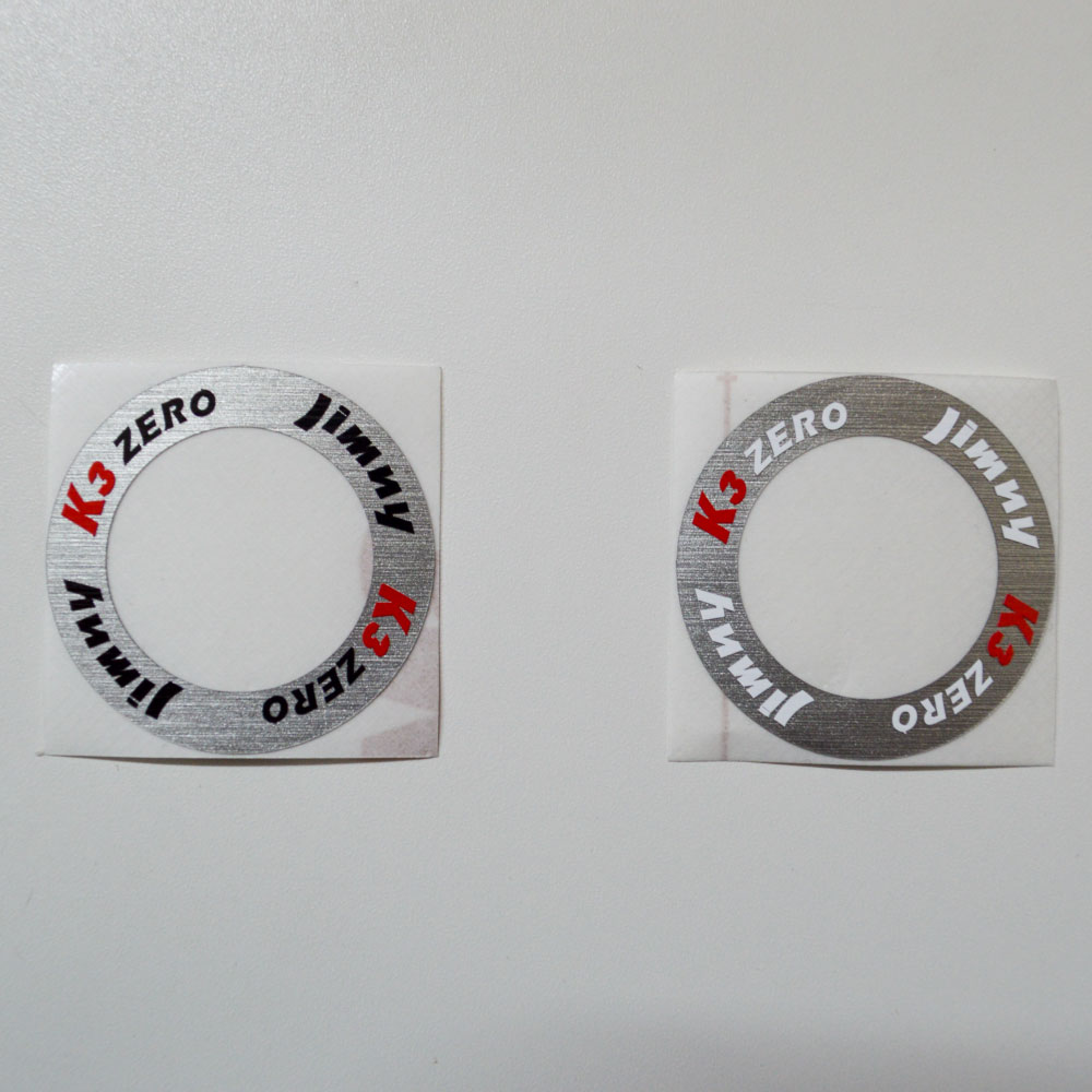 K3ZERO プッシュスタートリングステッカー